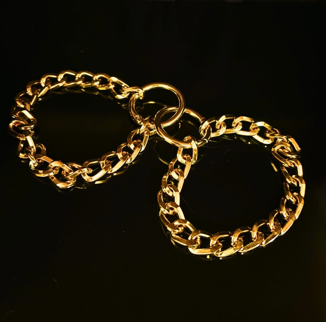 Luxury Gold Chain Handcuffs | Bound By kinki