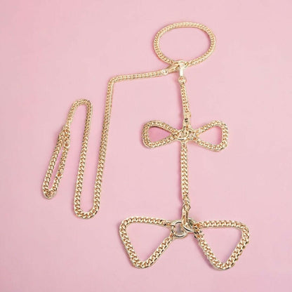 Luxury Gold Full Body Slave Chain Set