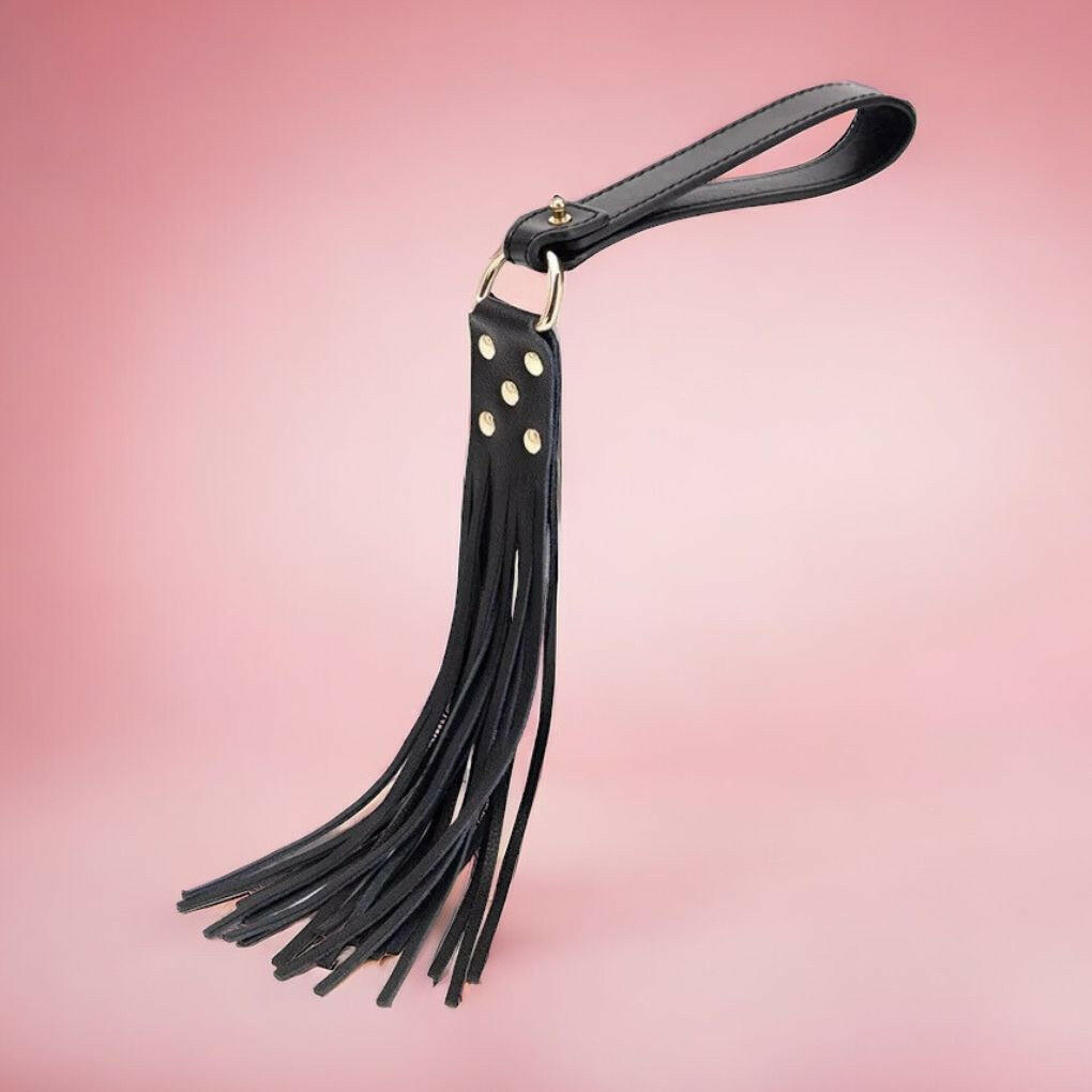 Black and gold sexy kink flogger 